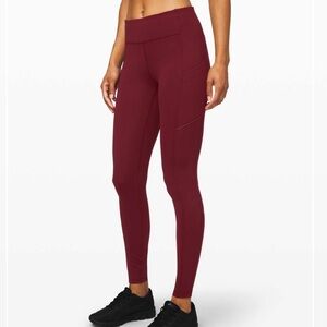 lululemon athletica Speed Up Tight 28” *Full on Luxtreme - Deep Rouge
